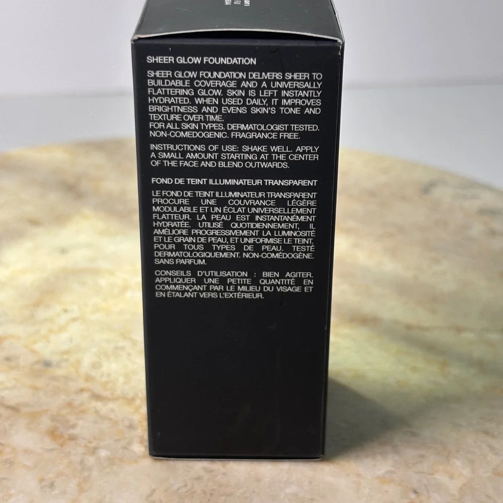 NARS Sheer Glow Foundation 1oz Light 5 Fiji Radiant Buildable Coverage